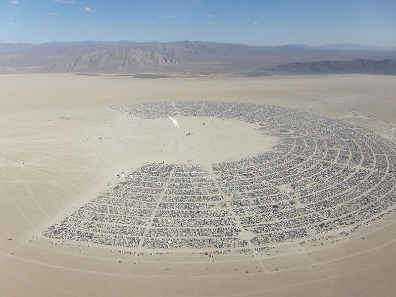 Burning Man Aerial 2010 by Kyle Harmon